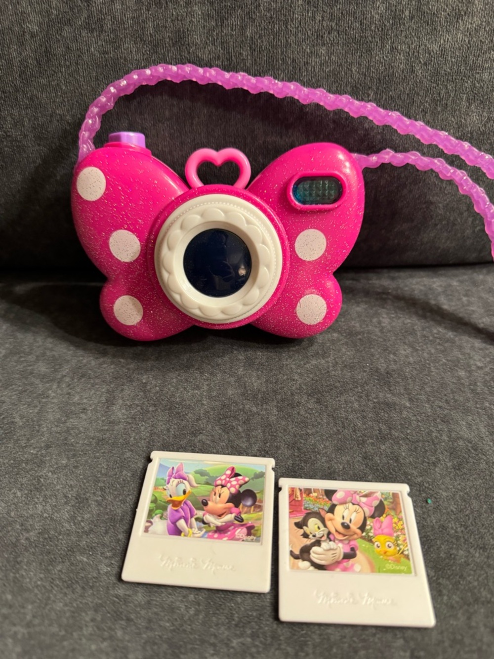Minnie Mouse Toy Camera with Strap